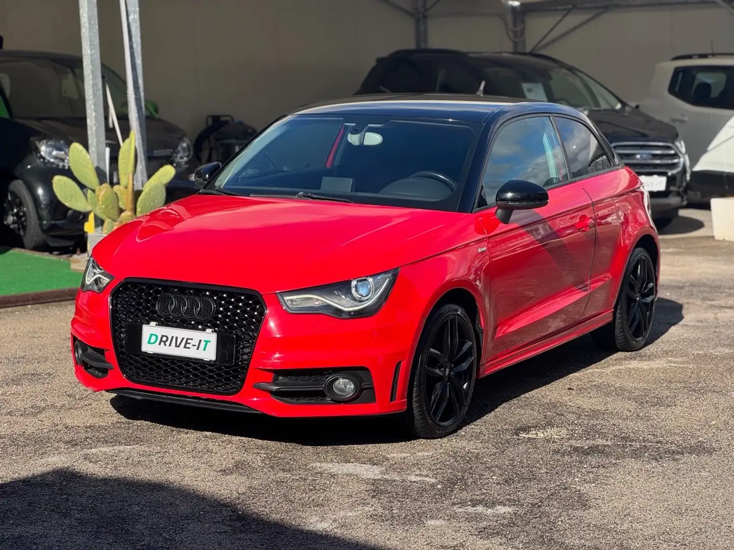 Audi A1 A1 1.6 tdi Ambition 105cv S-Line Led Rouge - 1