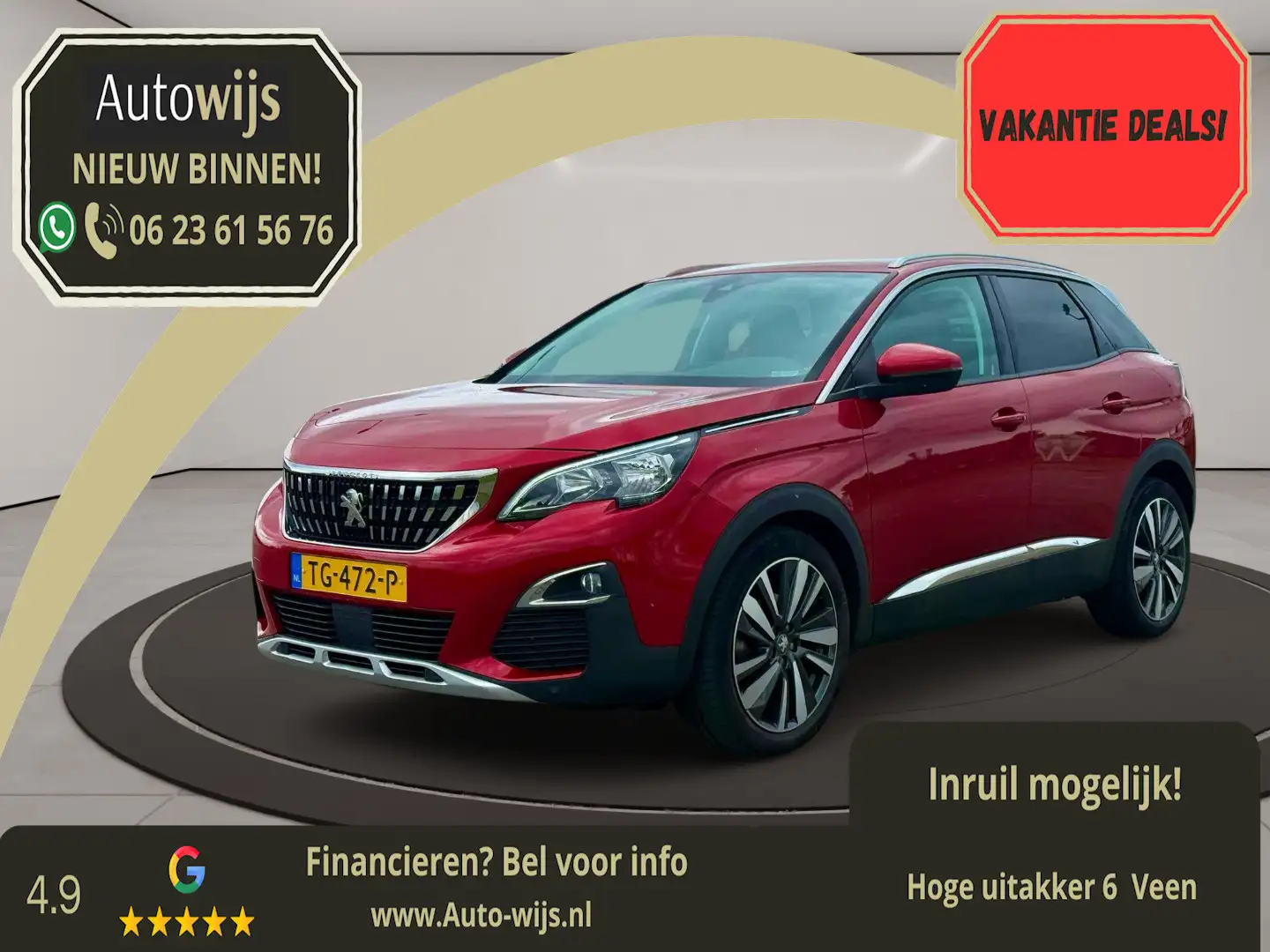 Peugeot 3008 1.2 PureTech Allure|NL AUTO|Dab+|360Cam|Goed onder Rood - 1