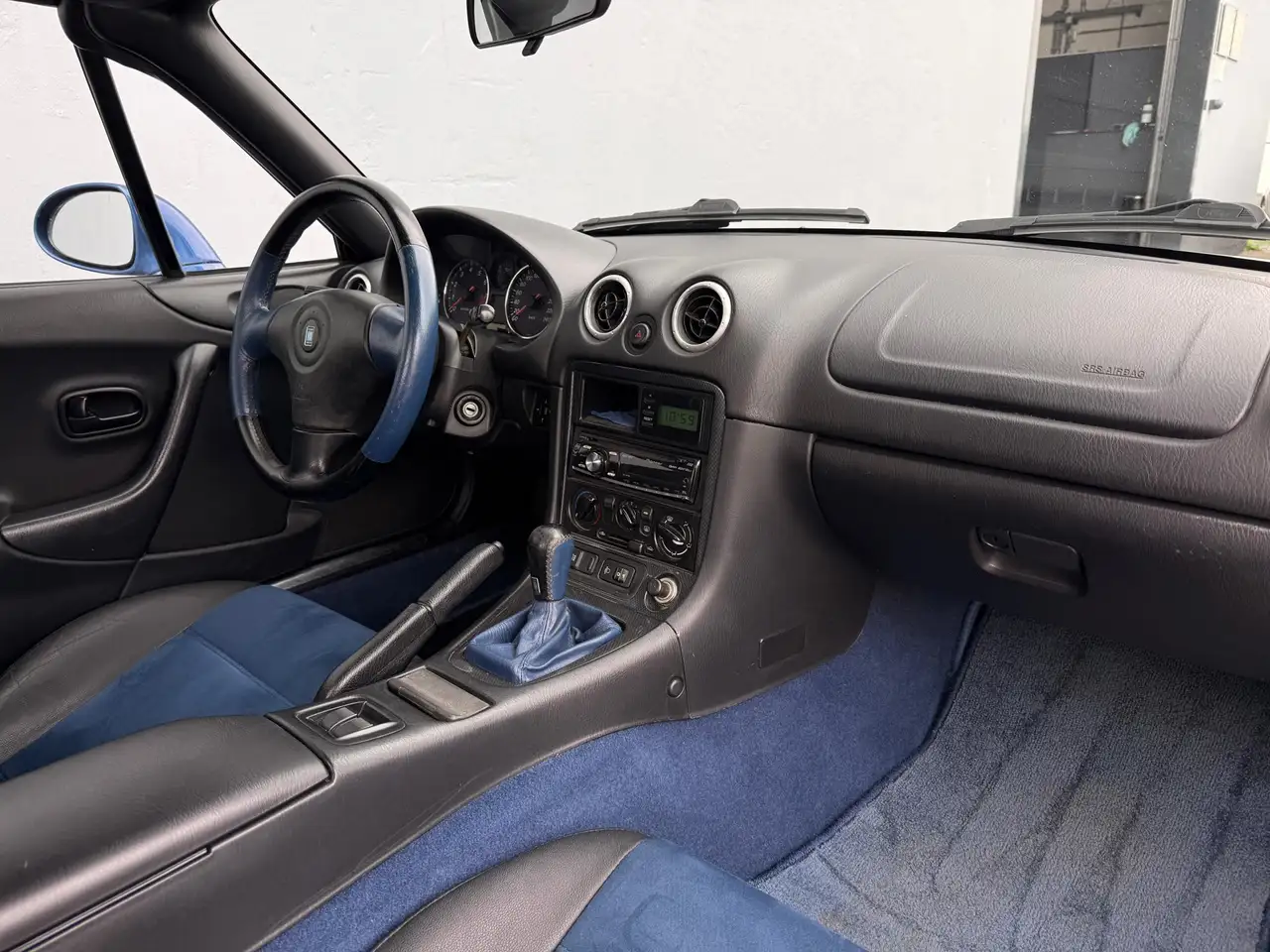 Mazda MX-5 1.8i 10th Anniversary - Lederen Interieur, foto 10