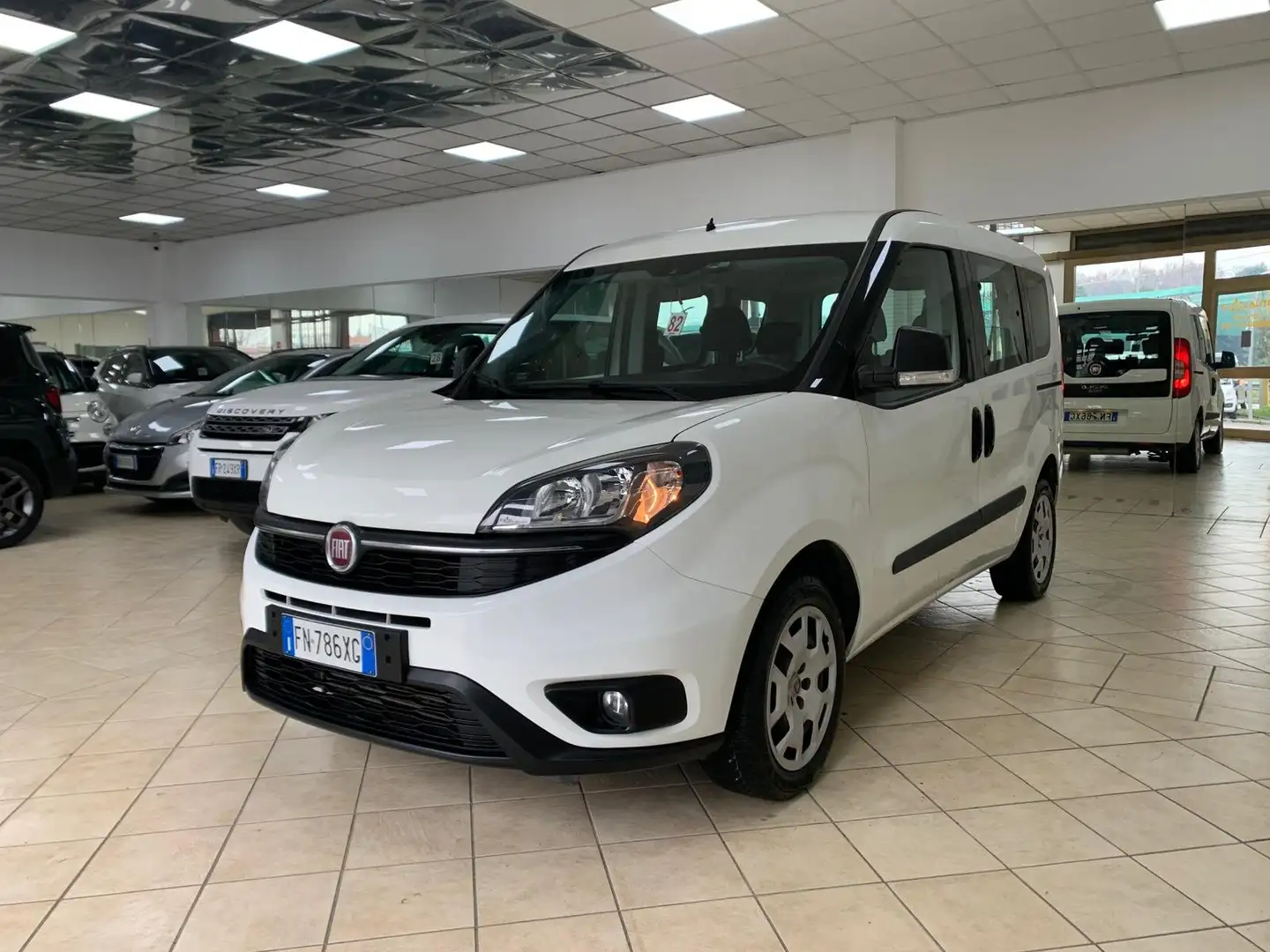 Fiat Doblo Doblò 1.4 T-Jet Natural Power Lounge Blanc - 1
