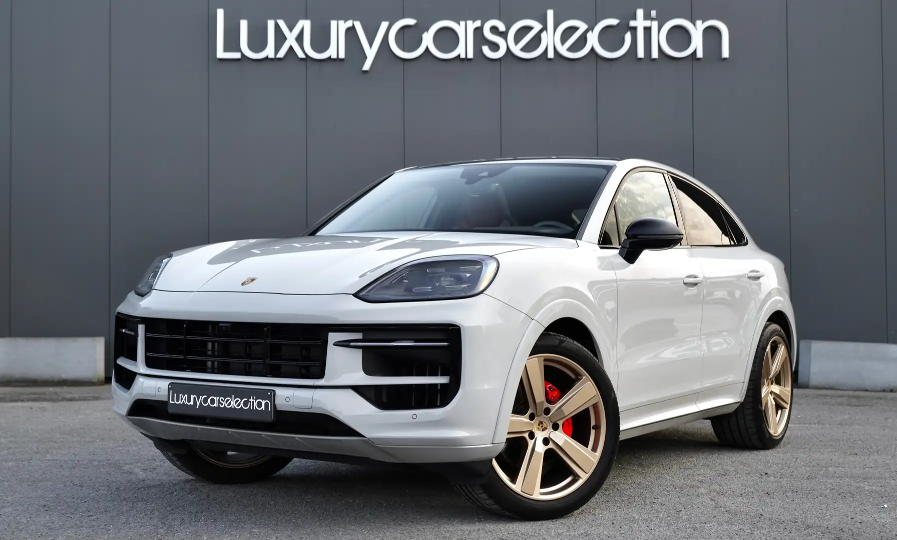 Porsche Cayenne Coupé 3.0 Turbo V6 *CRAYON/SPORT DESIGN/CHRONO* Gris - 1