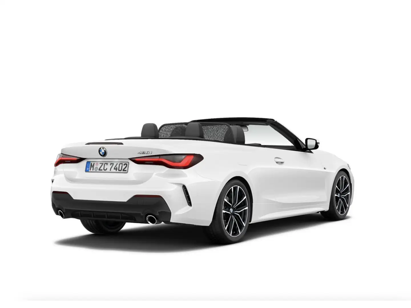 BMW 420 i Cabrio M-Sport LED W-LAN NAVI KAMERA SHZ Weiß - 2