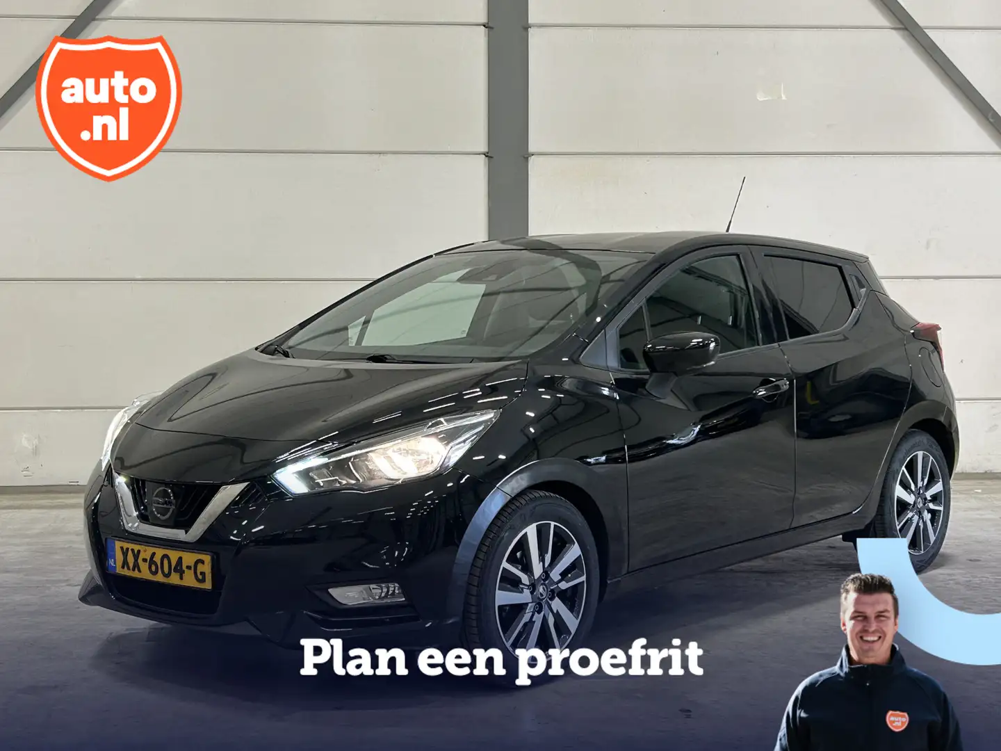 Nissan Micra 0.9 IG-T N-Connecta | Cruise Control | Stoelverwar Schwarz - 1