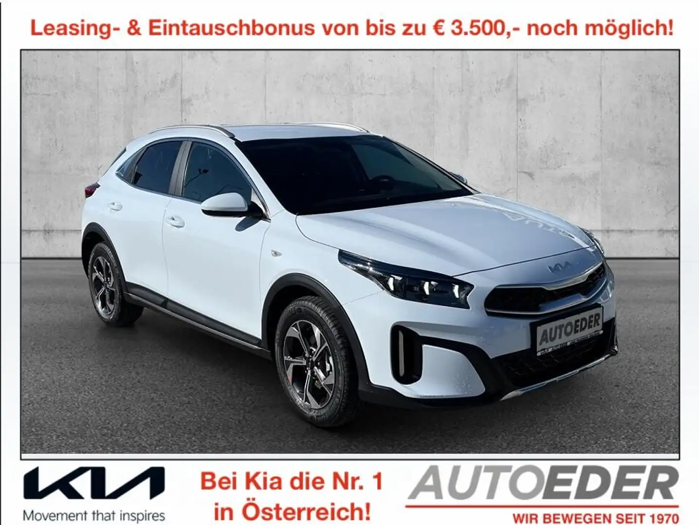 Kia XCeed Xceed 1,0 TGDI GPF Silber Weiß - 1