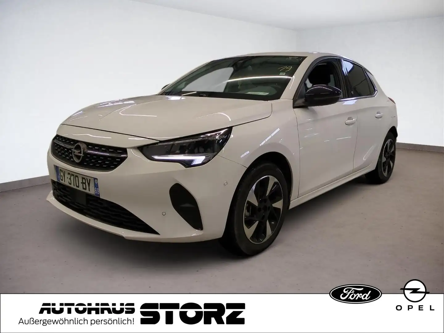 Opel Corsa F e Elegance |11KW|WINTER-PAKET|TOT-WINKEL|LED|PDC Blanc - 1