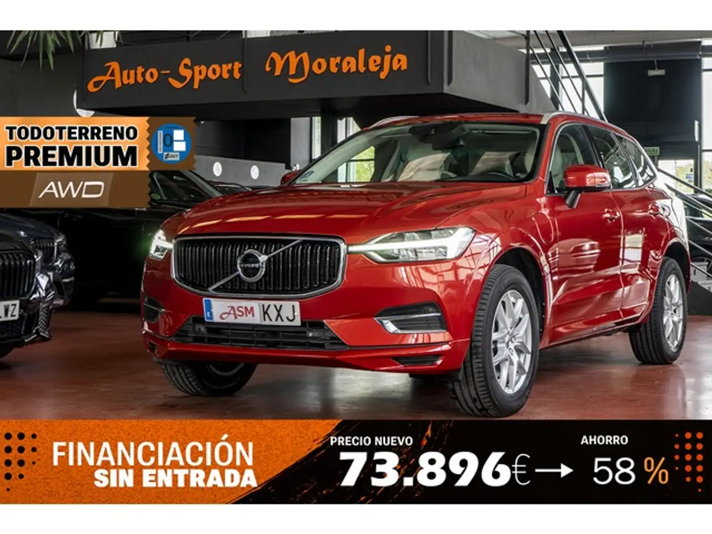 Volvo XC60 T8 Twin Momentum Rojo - 1