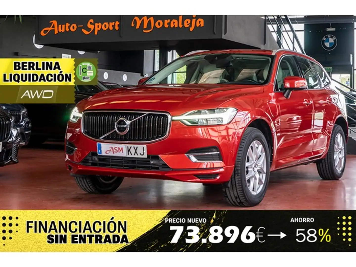 Volvo XC60 T8 Twin Momentum Rojo - 1