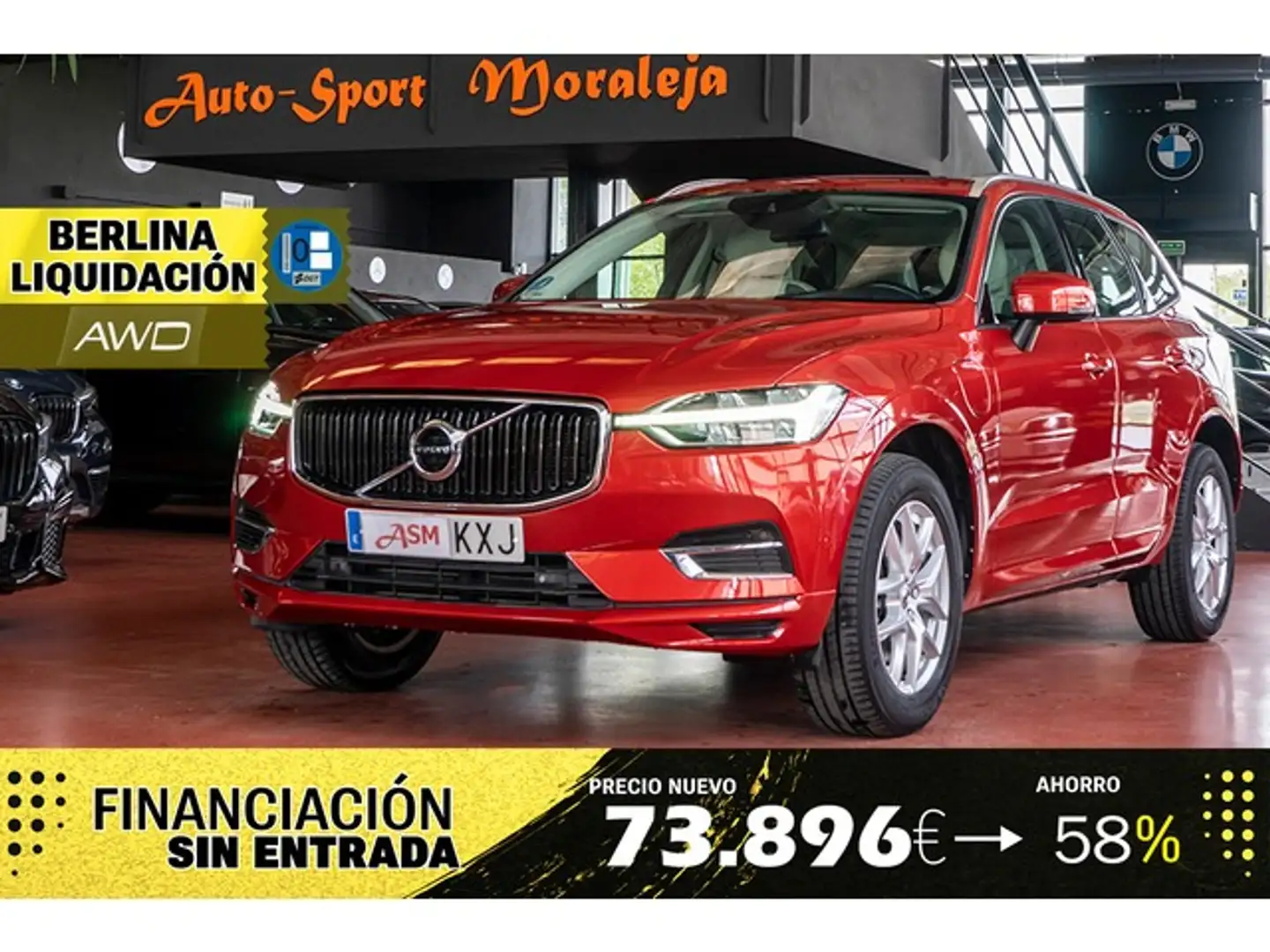 Volvo XC60 T8 Twin Momentum Rojo - 1