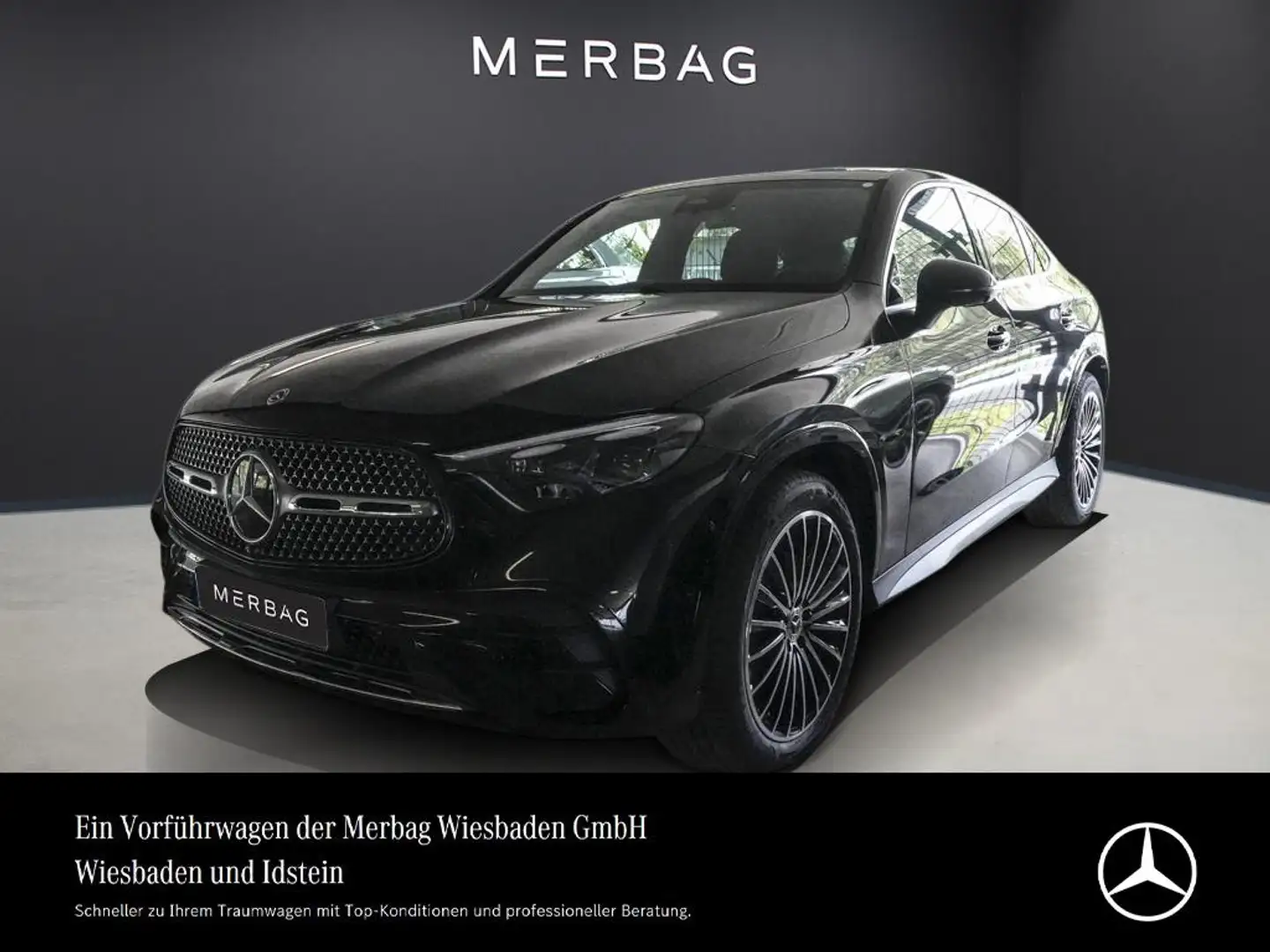 Mercedes-Benz GLC 220 COUPÈ-AMG-DISTRONIC-PANO-AHK-UVP 78.000,- Negru - 1