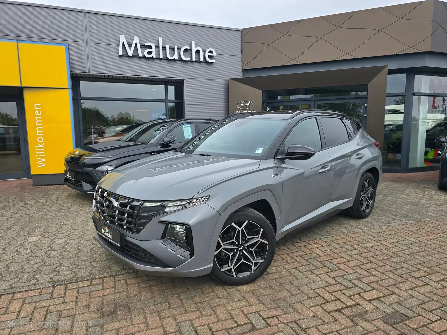 Hyundai TUCSON N Line 2WD+Navi+Automatik+LED+3 J. Garantie+ Grau - 1