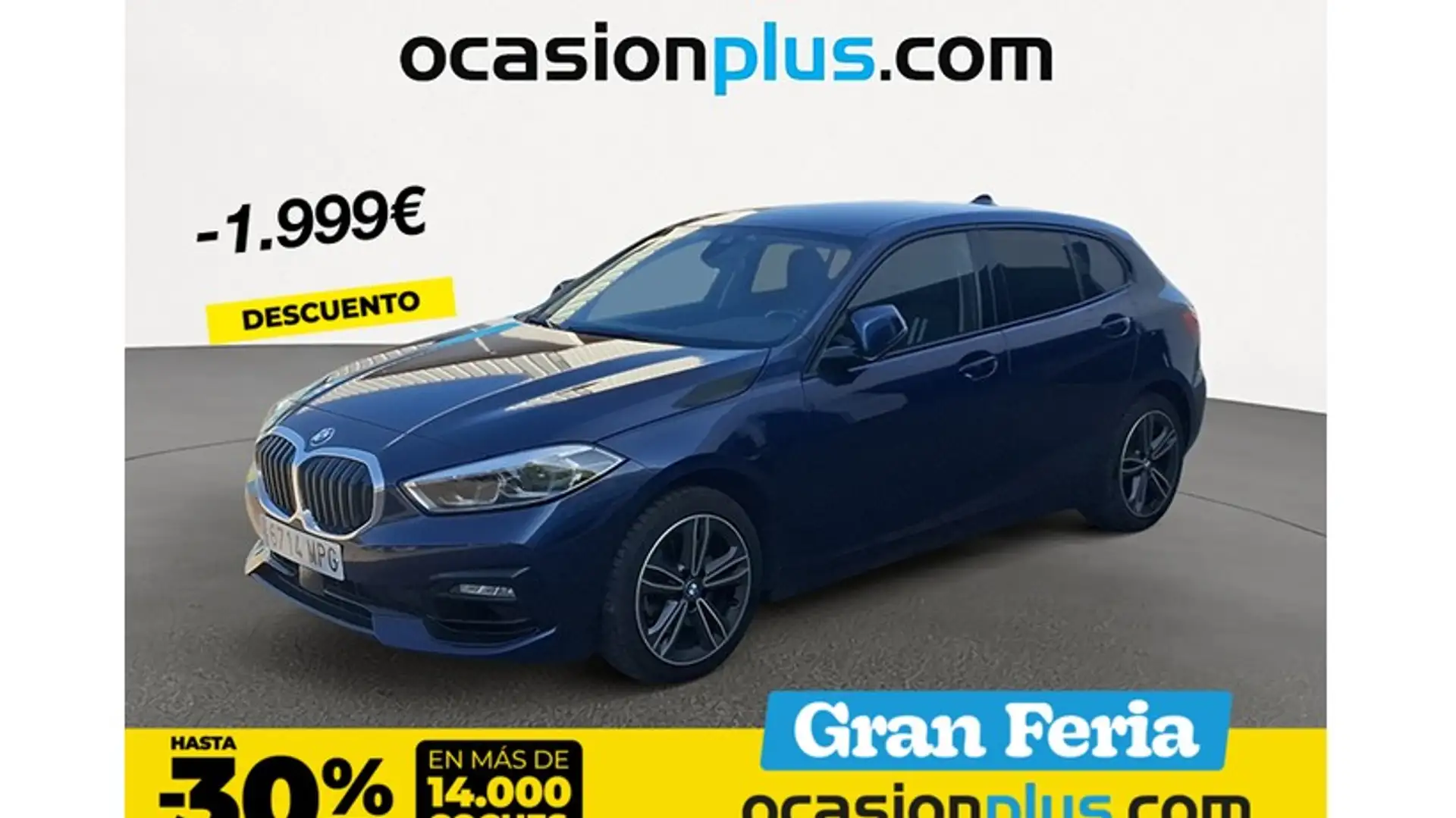 BMW 118 118iA Bleu - 1