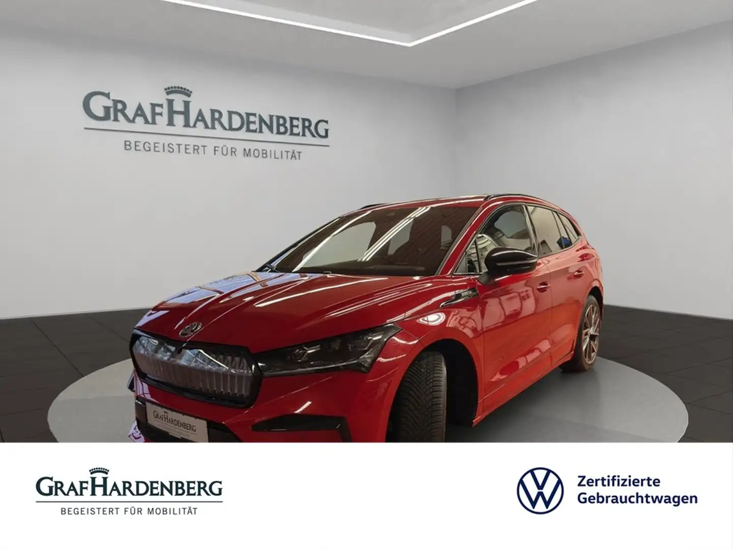 Skoda Enyaq 85 X Sportline Maxx AHK Wärmepumpe Rot - 1