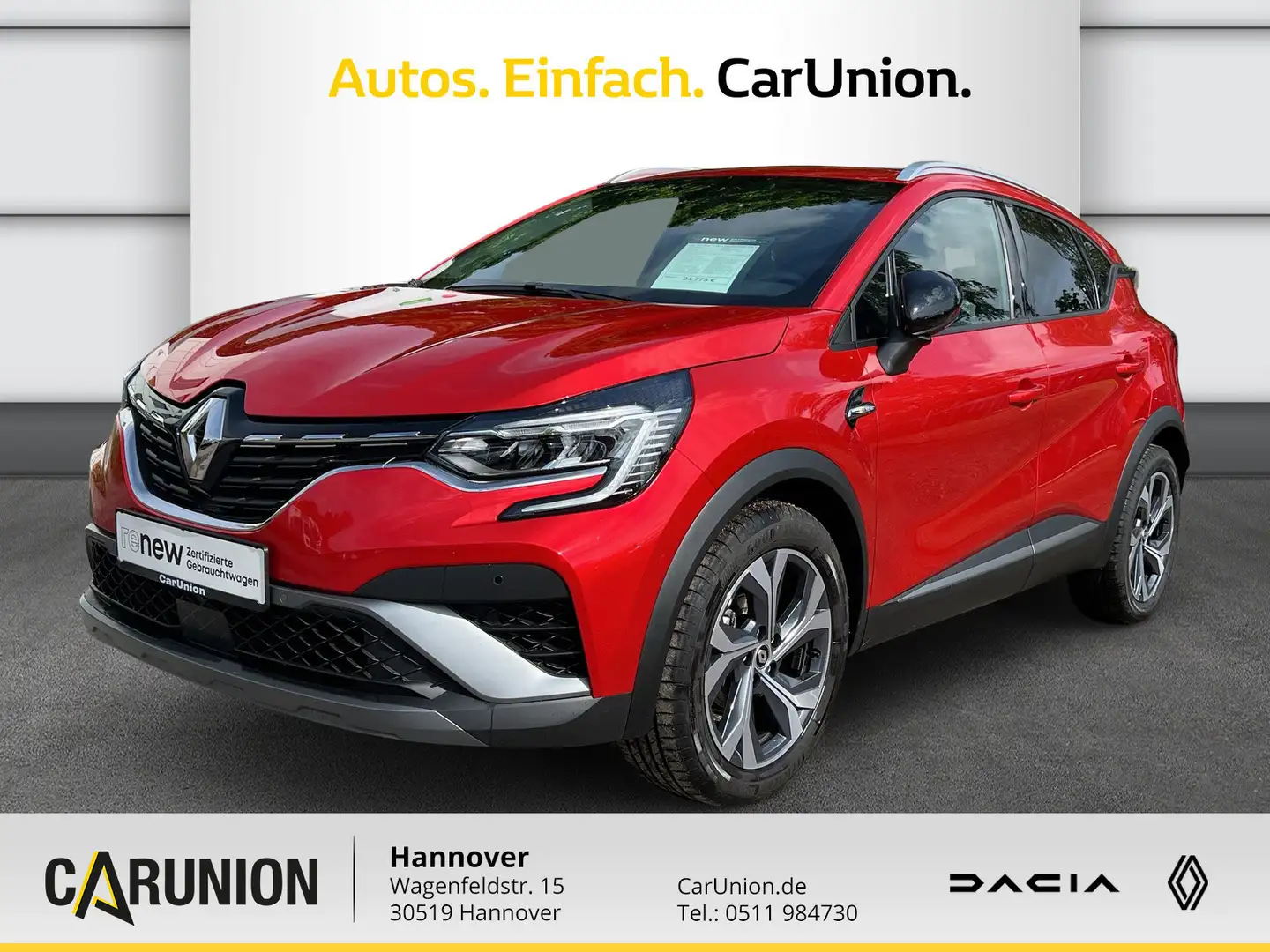 Renault Captur R.S. LINE TCe 160 EDC Rot - 1