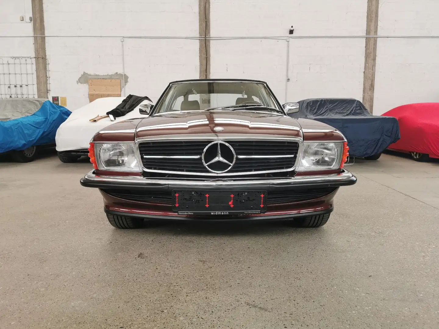 Mercedes-Benz SL 560 TÜV NEU TOP ZUSTAND!! Roşu - 2