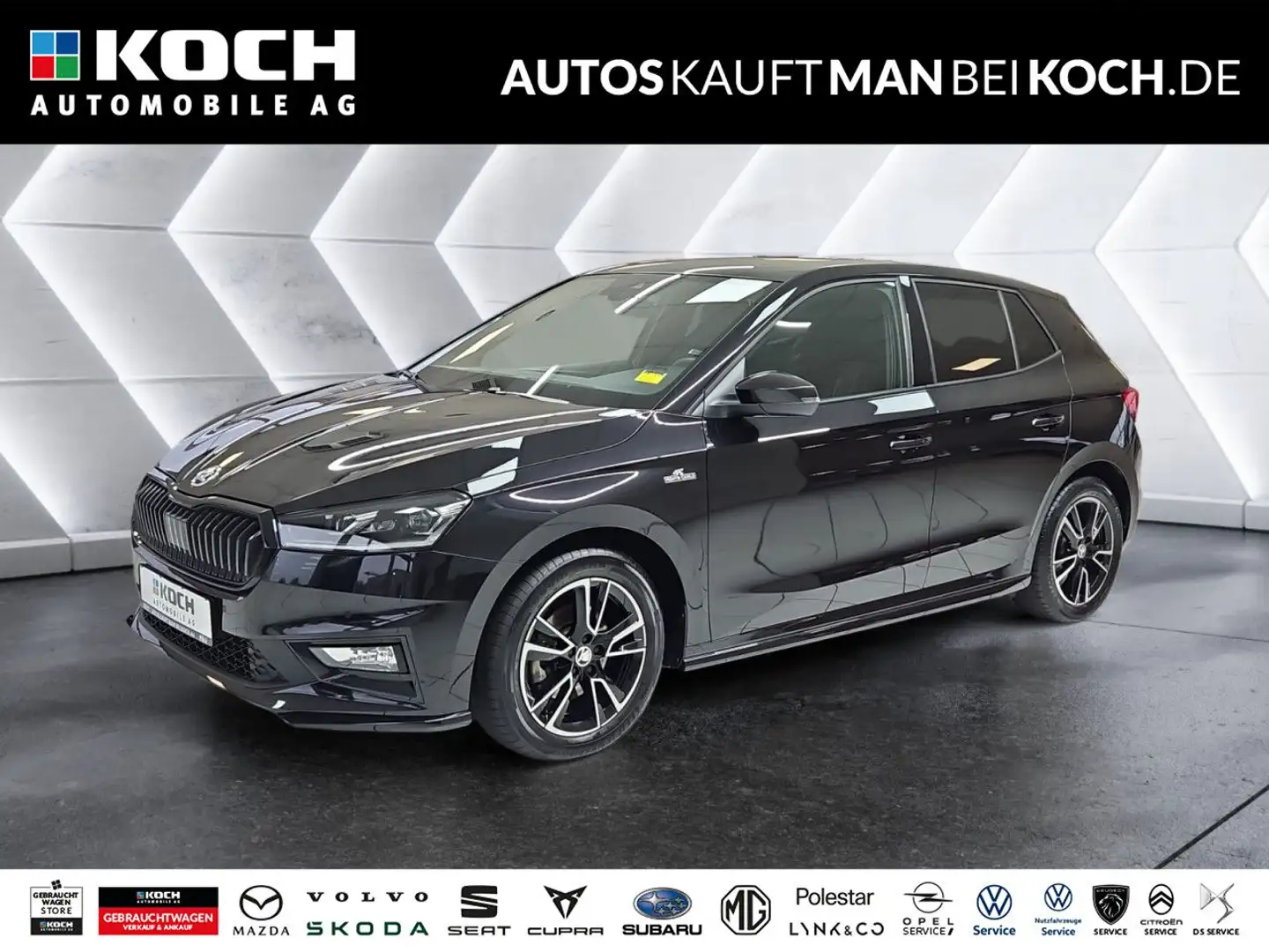Skoda Fabia 1.5 TSI DSG Monte Carlo LED LHZ PANO SH TEMP Schwarz - 1