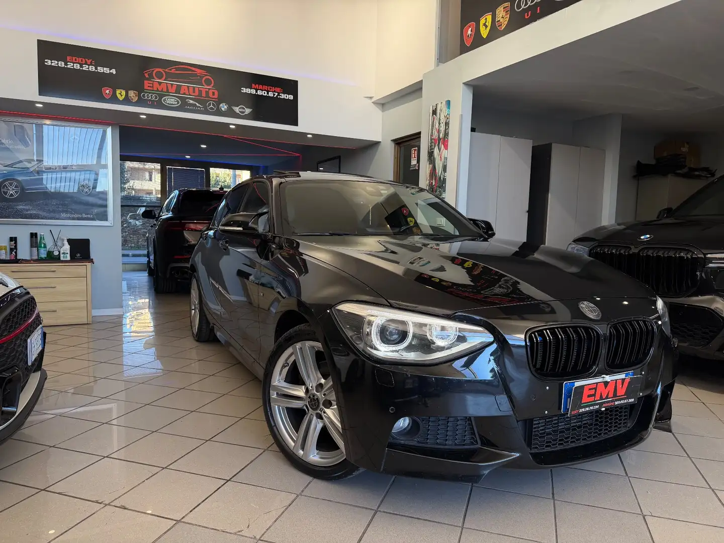 BMW 120 120d 5p. Msport Schwarz - 1