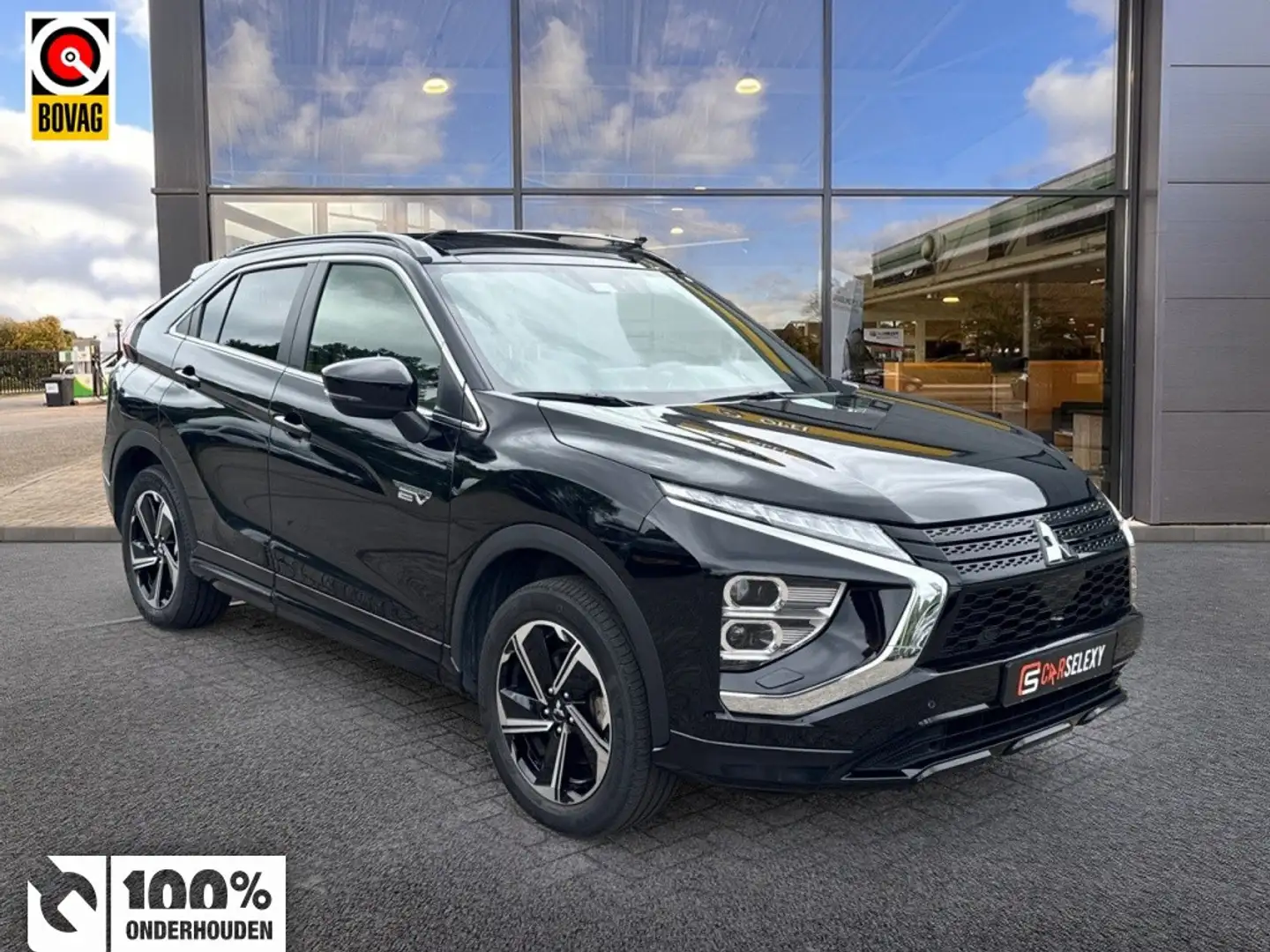 Mitsubishi Eclipse Cross 2.4 PHEV Prestige | Leer | panorama | Camera | ada Zwart - 1