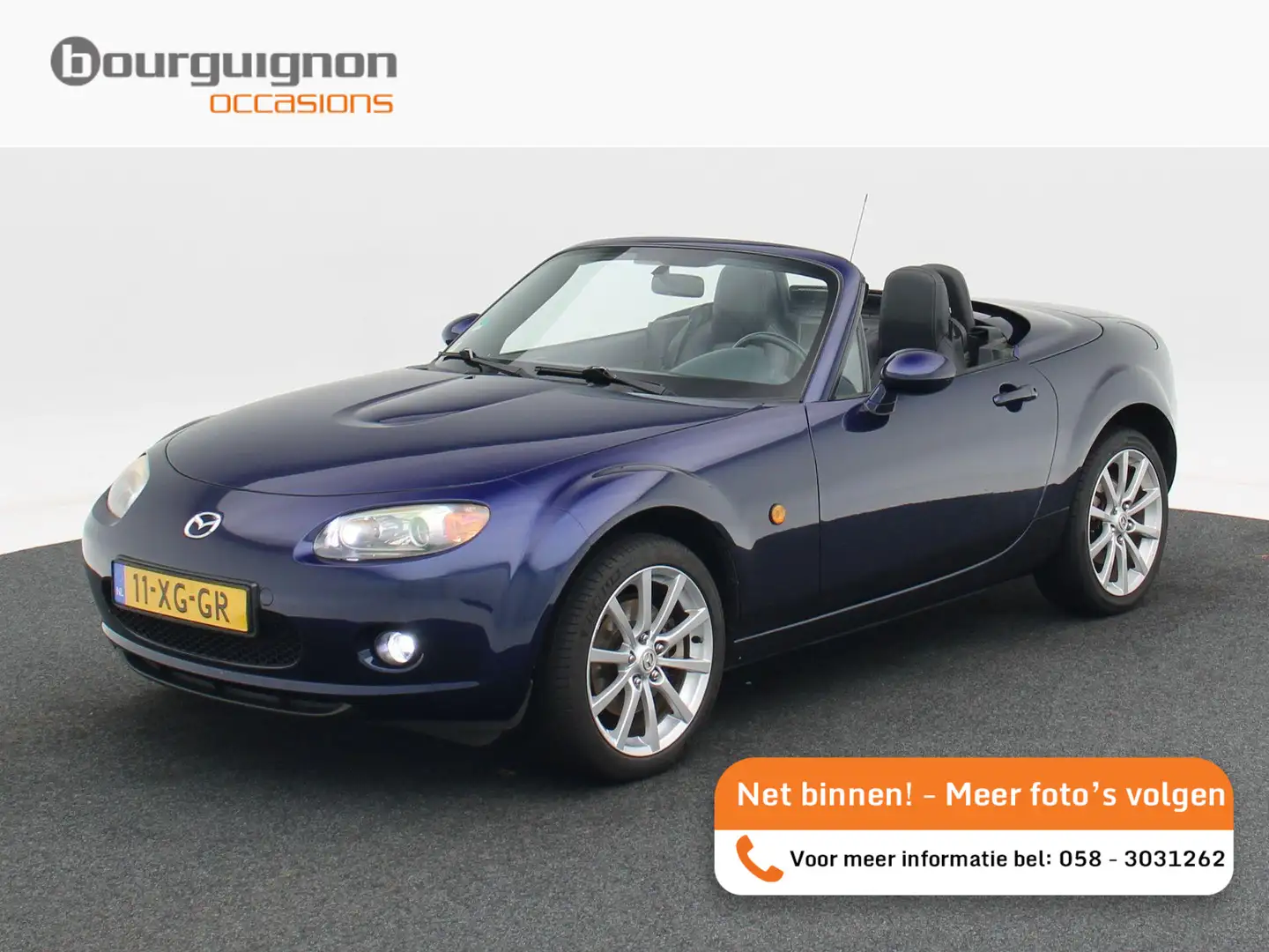Mazda MX-5 1.8 Touring | Leder | Carplay | Stoelverwarming | Bleu - 1
