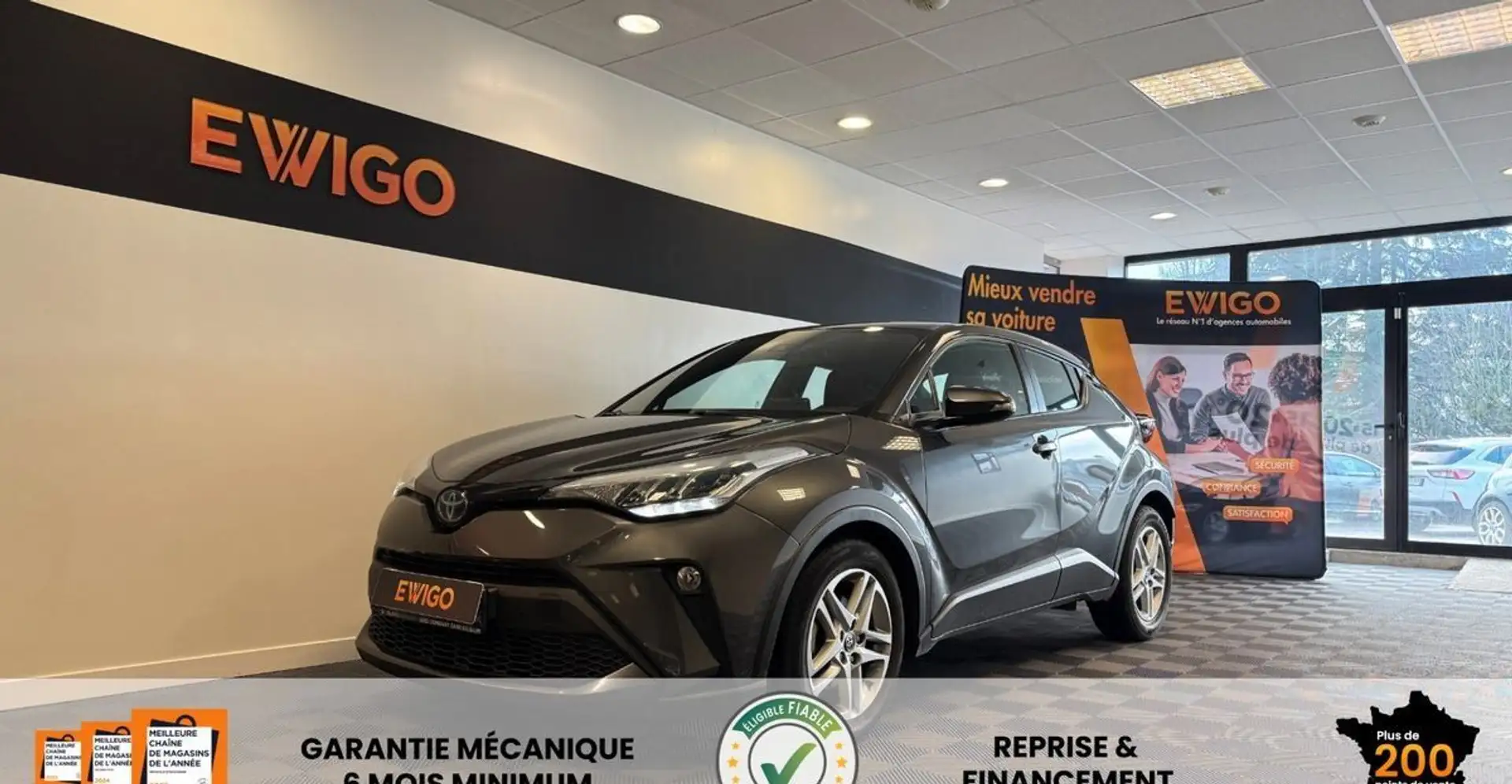 Toyota C-HR 1.8 140h 100 hybrid full-hybrid 0.85kwh dynamic 4x2 bva Grau - 1