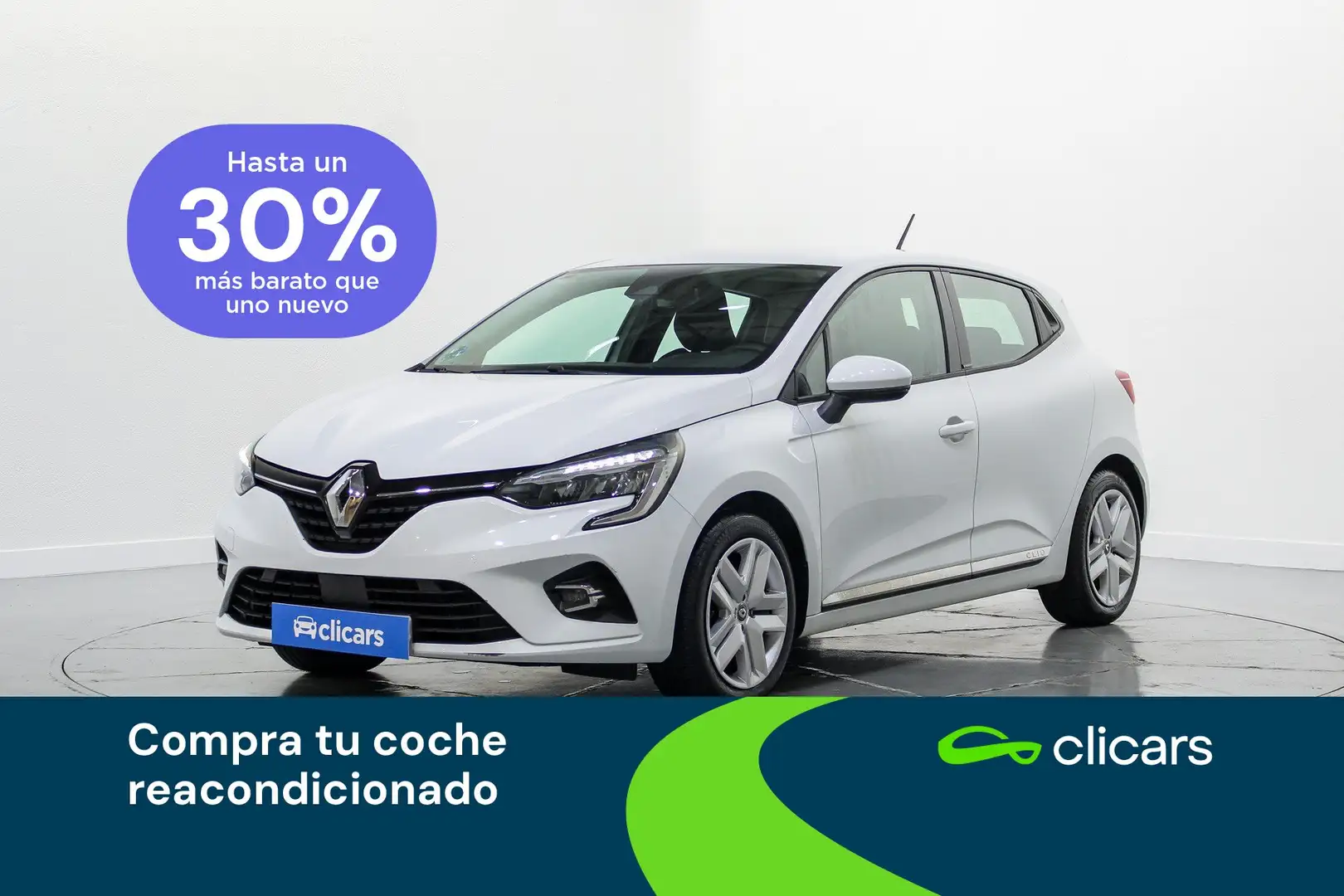 Renault Clio E-TECH Híbrido Intens 103kW Blanco - 1