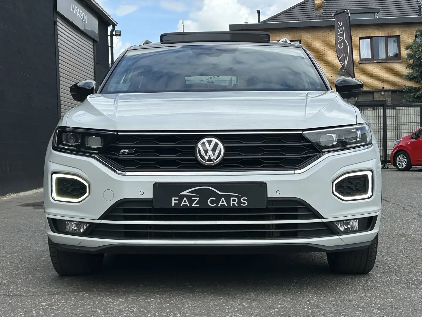 Volkswagen T-Roc 1.5 TSI DSG R Line * LED + GPS + CAMERA + T.PANO * Blanc - 2