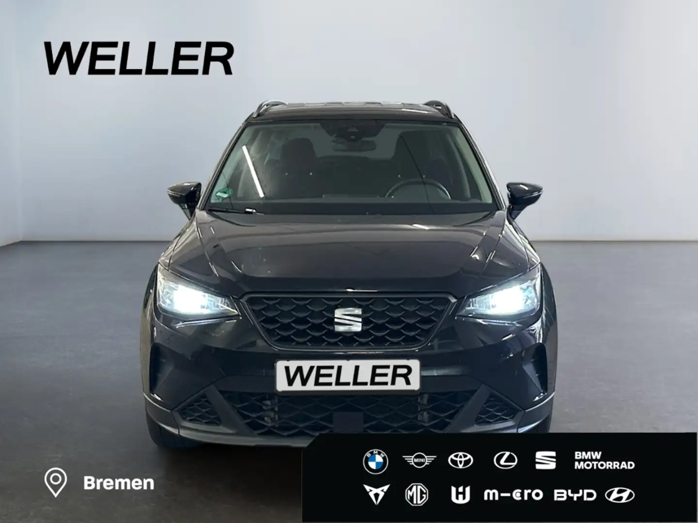 SEAT Arona 1.0 TSI Style *Navi*LED*CarPlay*SHZ*PDC hi Zwart - 2