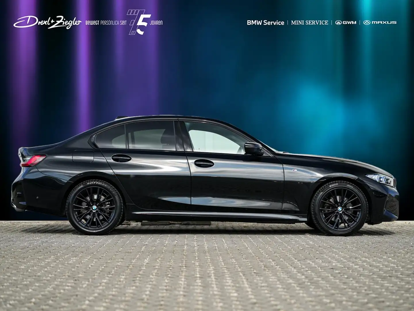 BMW 320 d xDrive Lim M-Sport aLED ACC HuD KoZg eSitze Noir - 2