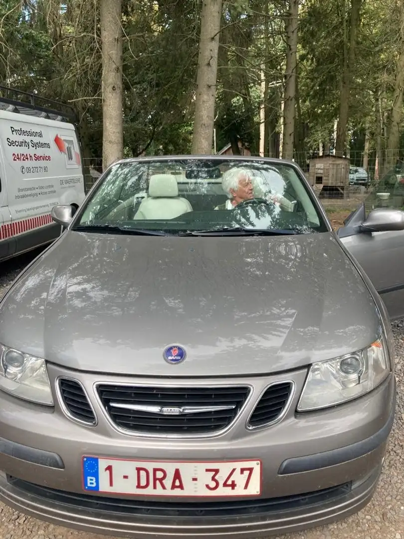 Saab 9-3 9-3 Cabriolet 1.9 TiD 16v Vector Gris - 1