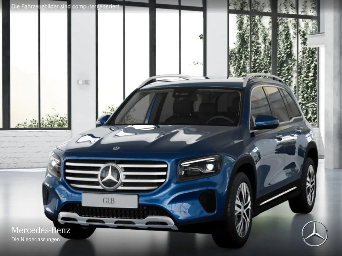 Mercedes-Benz GLB 250 4M PROGRESSIVE+360°+MULTIBEAM+TOTW+8G Blau - 2