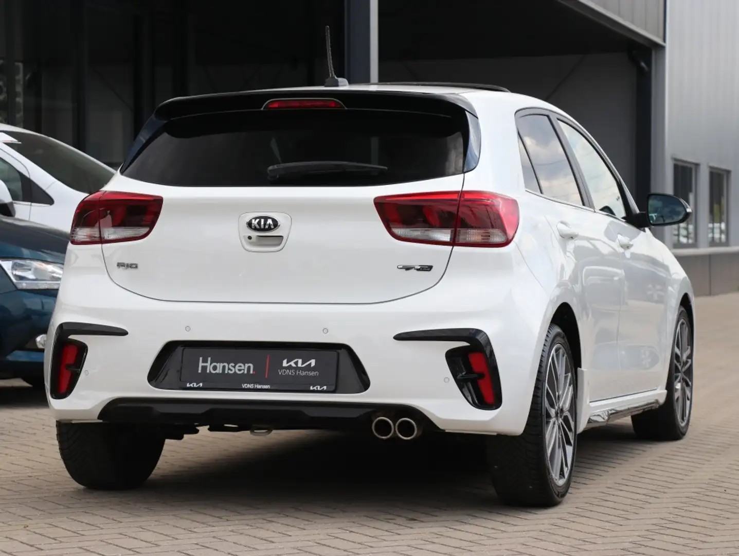 Kia Rio 1.0 T-GDI GT-Line I Automaat I Schuifdak I Navi I Weiß - 2