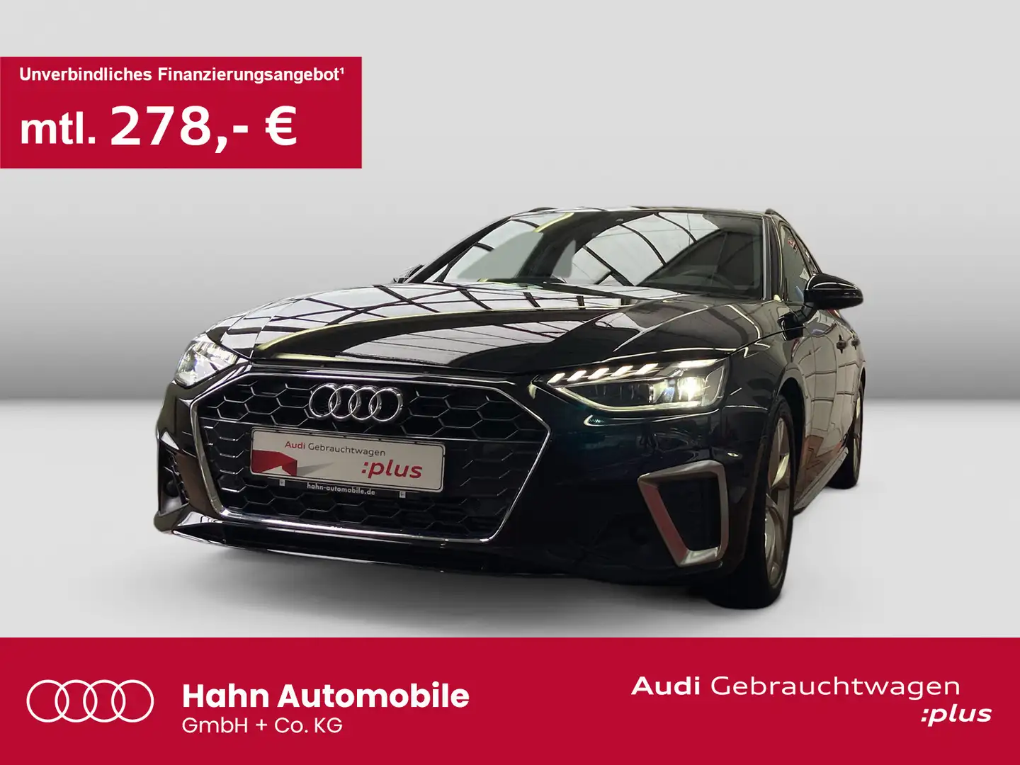 Audi A4 35TFSI S tronic S line Virtual AHK CAM Schwarz - 1