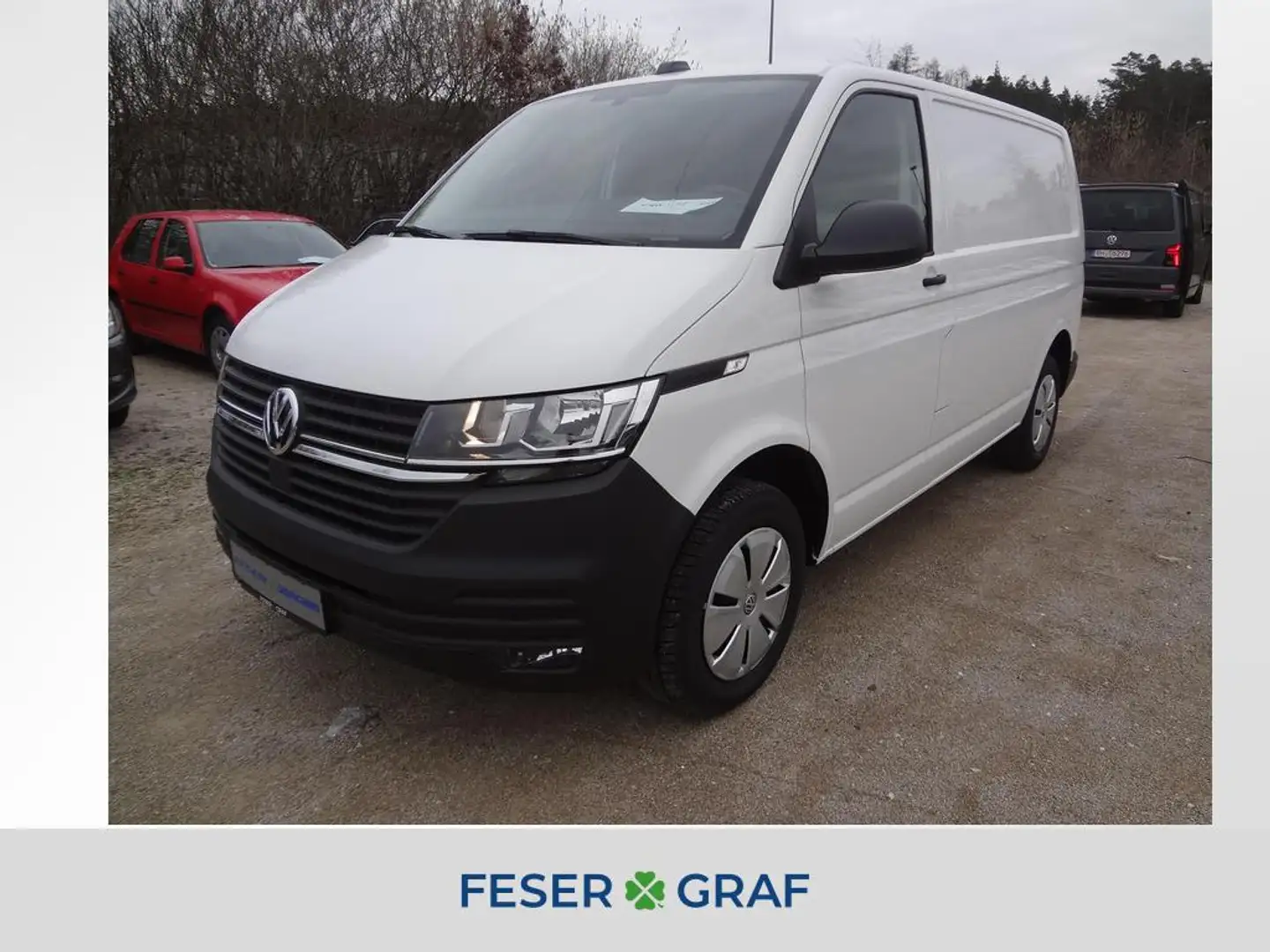 Volkswagen T6.1 Transporter 6.1 2,0 l TDI AHK PDC Kam. Weiß - 1
