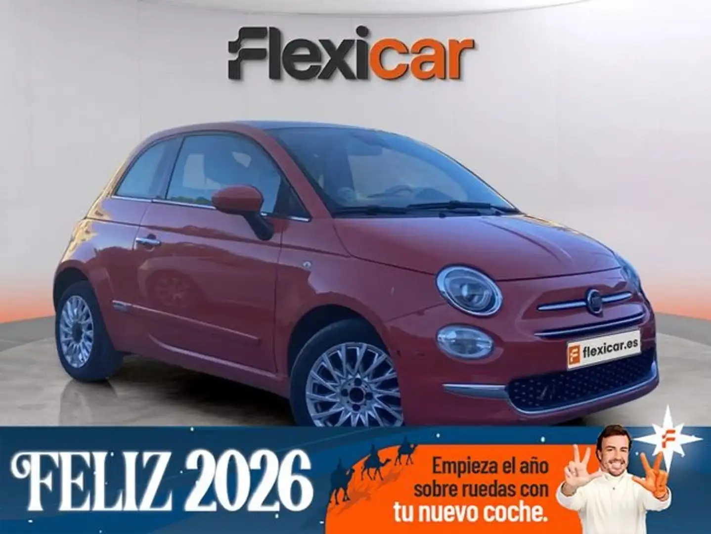 Fiat 500 Lounge 0,9 63KW (85 CV) - 3P (2018) Orange - 1