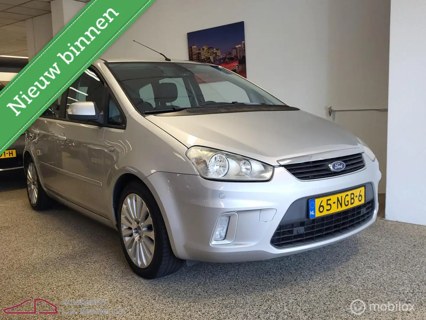 Ford C-Max 1.8-16V Titanium *NL, TRKHK, NAVI, RIJKLAARPRIJS!* Grijs - 2