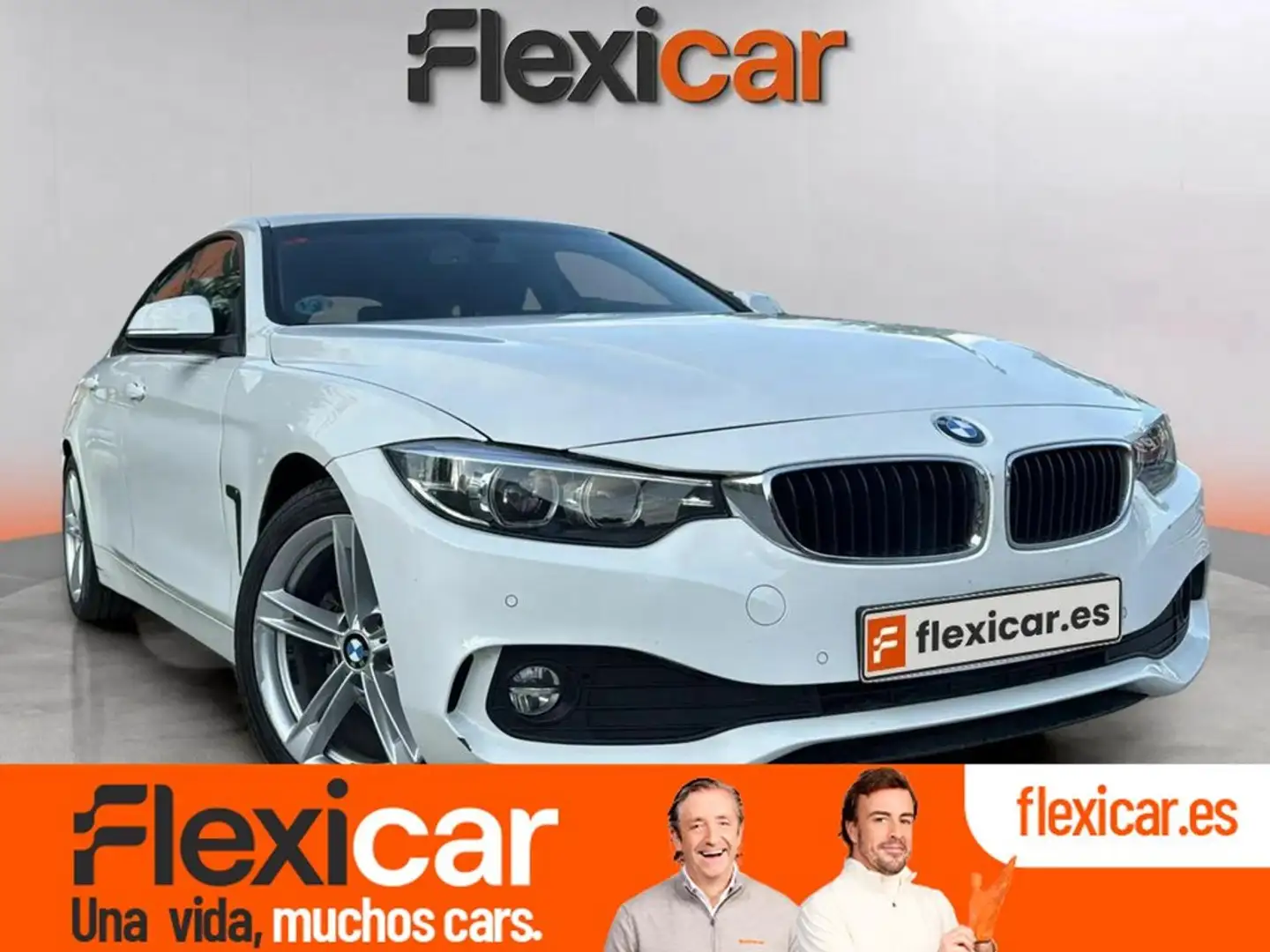 BMW 420 420d Gran Coupe Blanc - 1