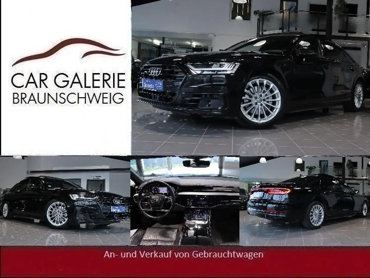 Audi A8 3.0 V6 TDI 50 TDI LANG quattro*BLAK*PANORAMA* Schwarz - 1