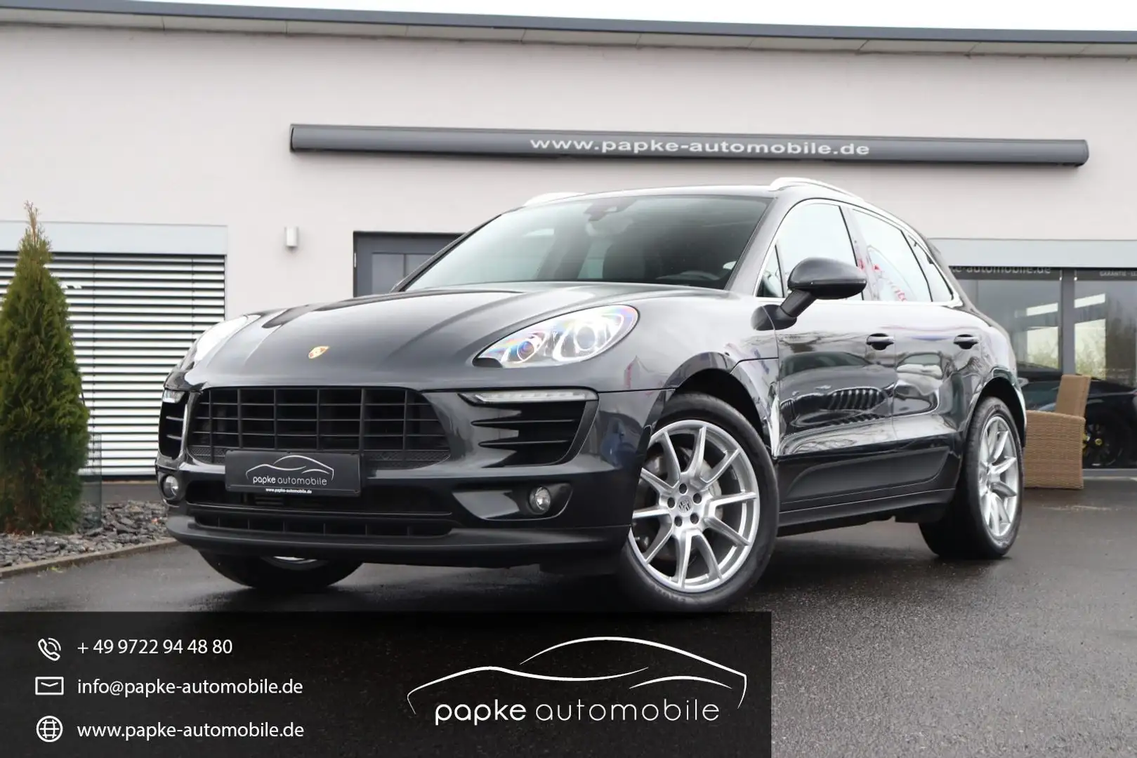 Porsche Macan S Diesel +LUFT+PANO+APPLE CARPLAY+KAMERA++ Grau - 1