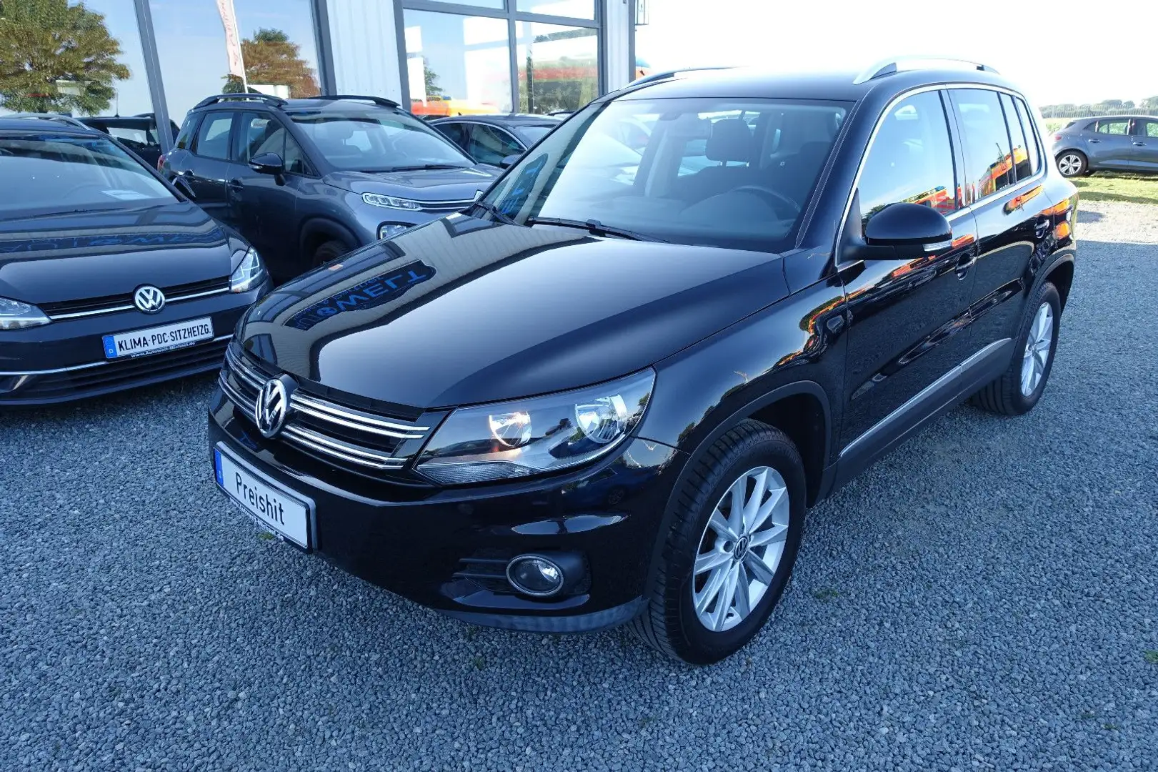 Volkswagen Tiguan 2.0 TDI 4M 1.HAND Scheckheft KLIMA ANHK Schwarz - 2