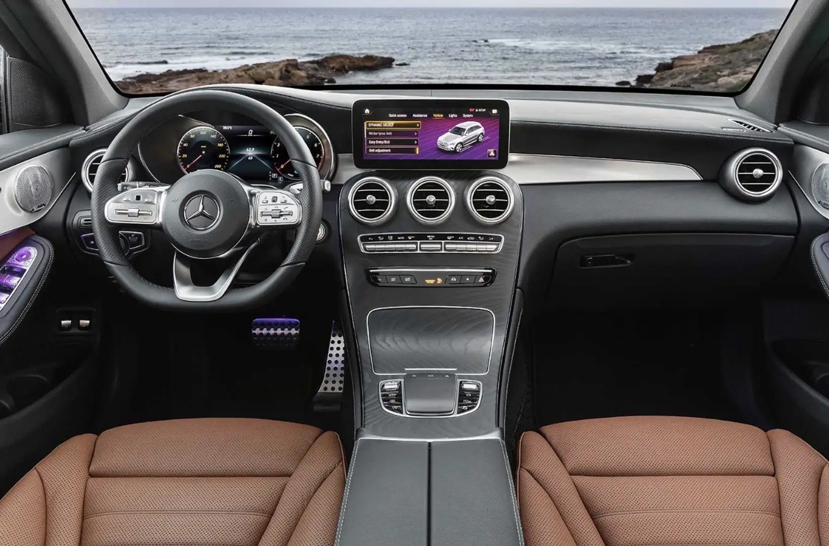 Mercedes-Benz GLC 200 Coupé200d 4Matic 9G-Tr🔝PACK AMG🔝 Gris - 2