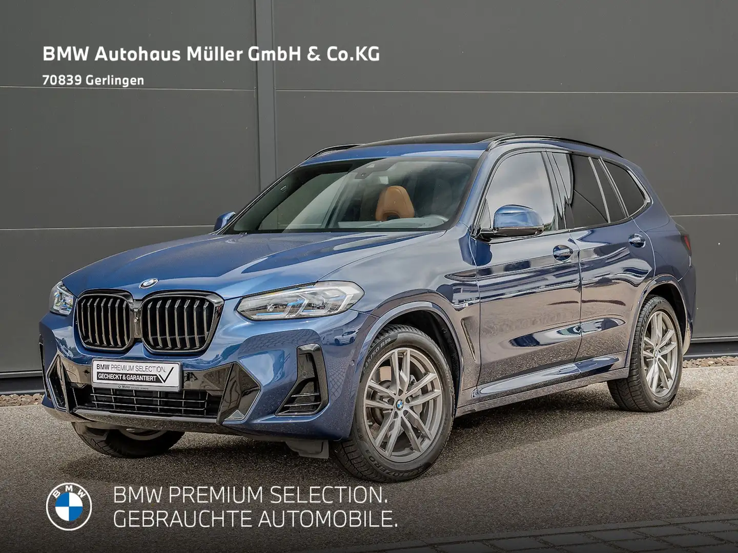 BMW X3 xDrive30dA M Sportpaket Standh HUD Laser1VB PDC Blu/Azzurro - 2