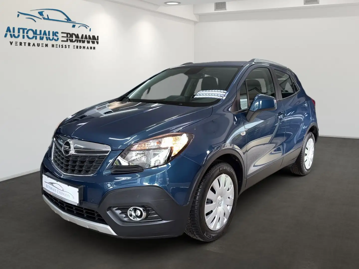 Opel Mokka Edition 1,4 Autom*Sitz+Lenkradhzg*1.Hand* Blau - 1