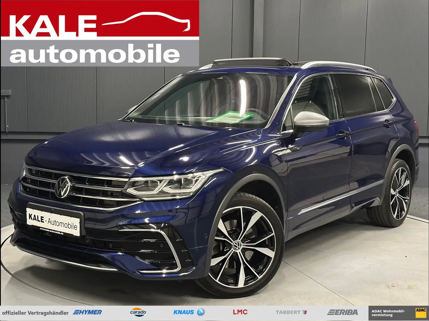 Volkswagen Tiguan Allspace R-Line 4Mot.*20Zoll*PANORAMA*HUD*Standhzg*360*AHK* Синій - 1