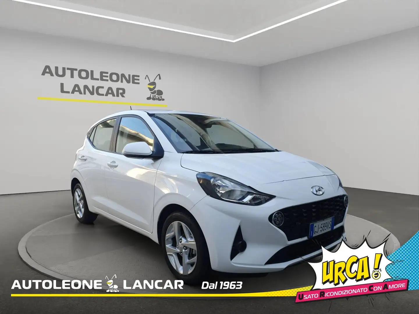 Hyundai i10 1.0 Advanced Plus Pack 67cv OK NEOPATENTATI E6 Blanc - 1