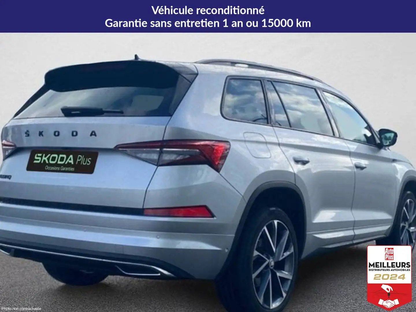 Skoda Kodiaq 2.0 tdi 150 scr dsg7 7pl sportline Gris - 2