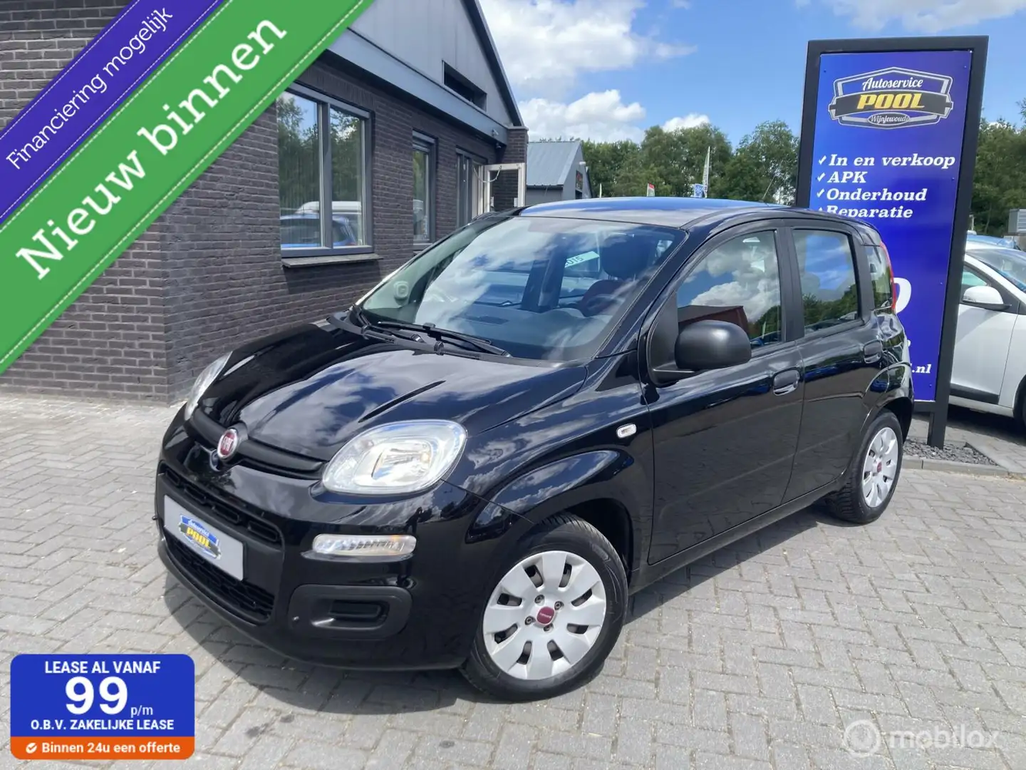 Fiat Panda 0.9 TwinAir Edizione Cool | Trekhaak| A/C Schwarz - 1