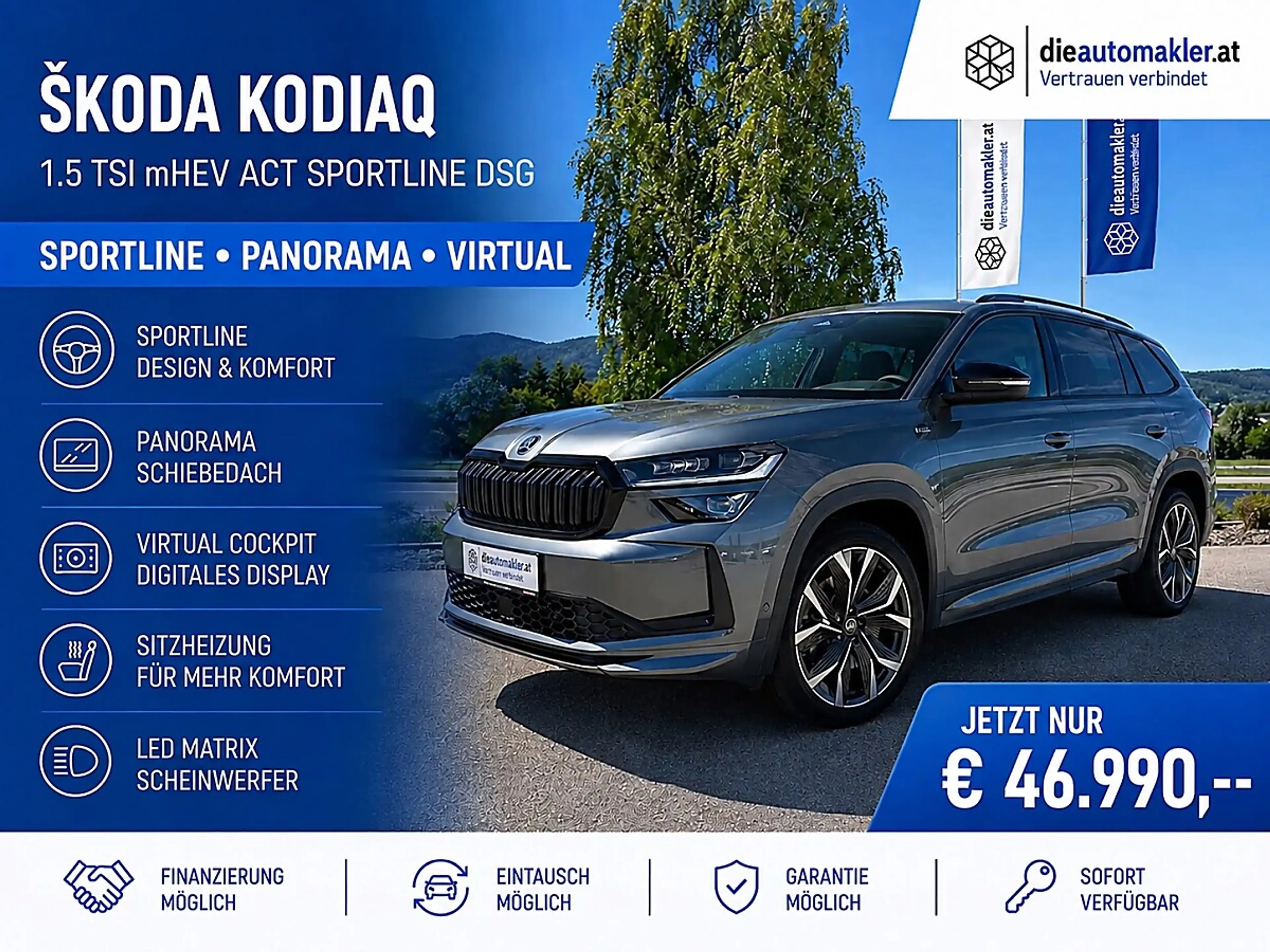 Skoda Kodiaq Sportline TSI DSG | Panorama | Virtual