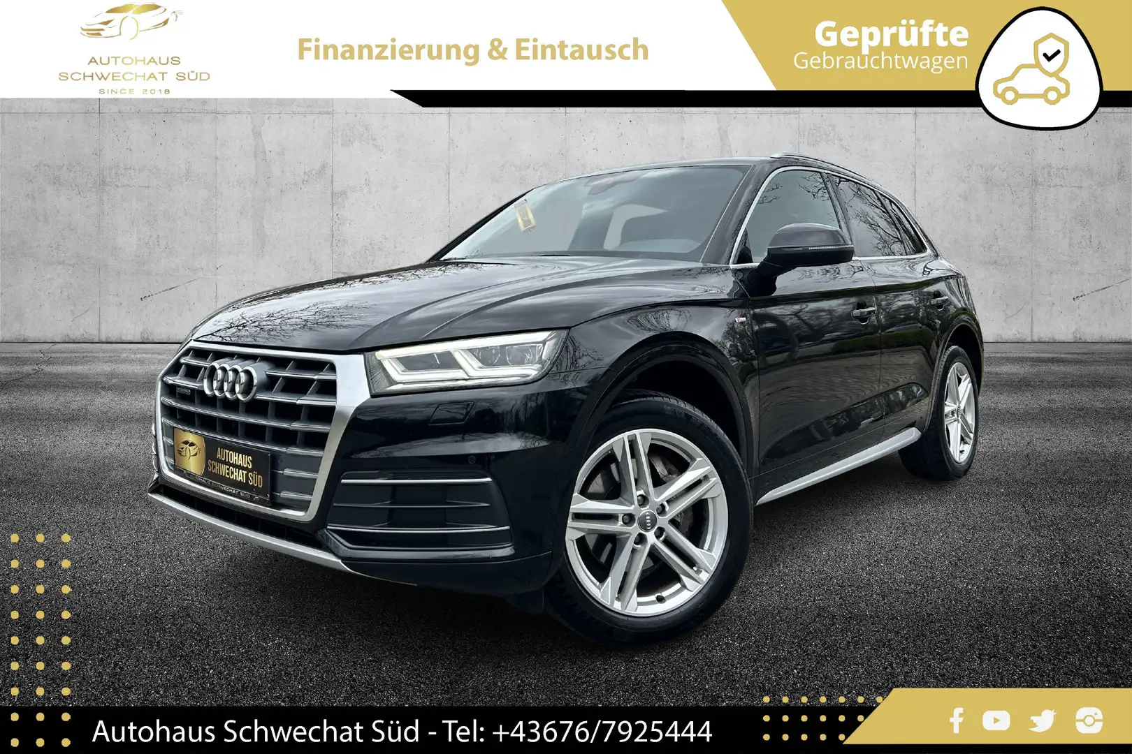Audi Q5 35 TDI quattro sport // S-LINE // PANO // AMBIENTE Schwarz - 1