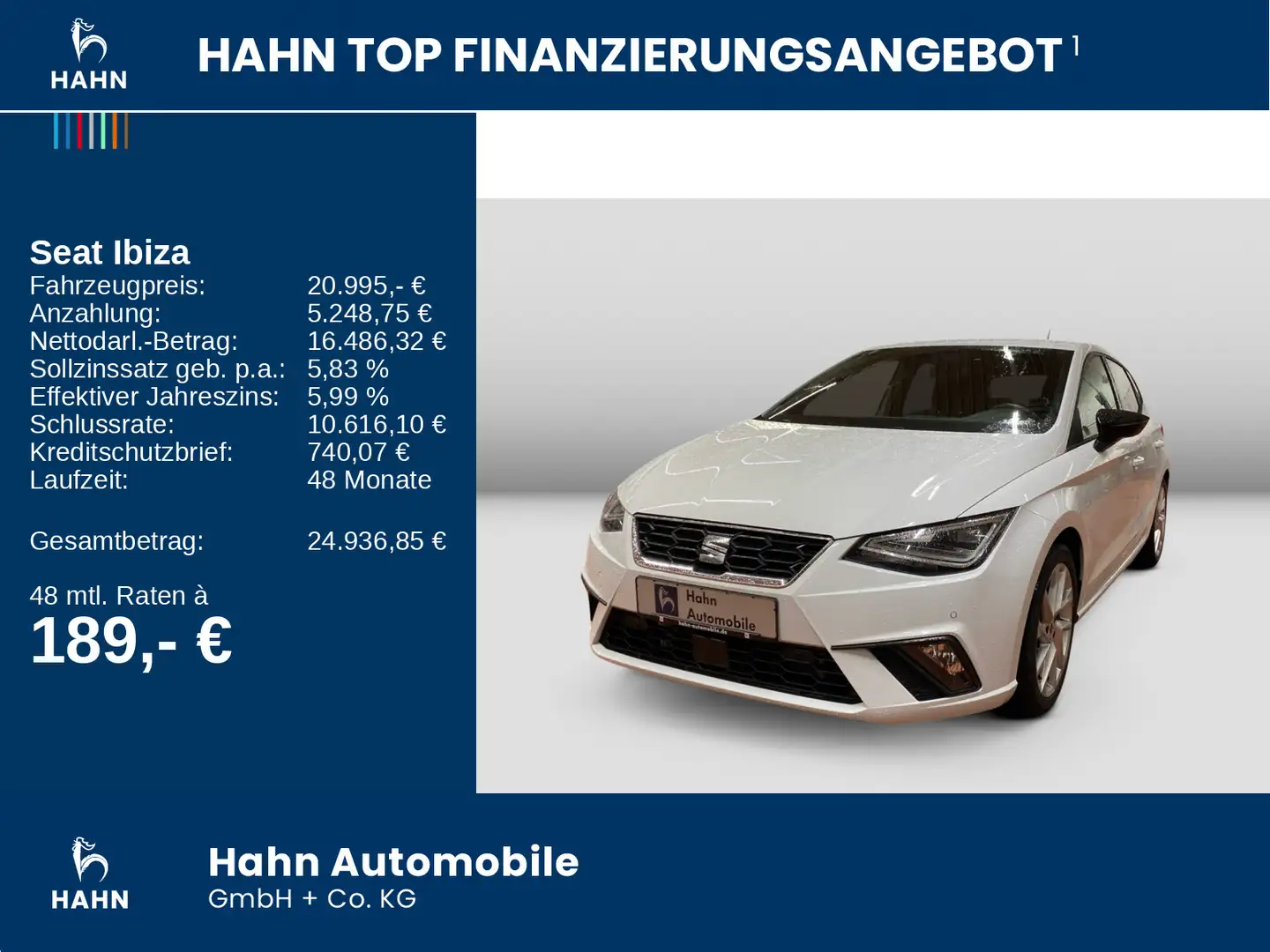 SEAT Ibiza 1.5TSI DSG FR LED Navi Beats ACC Sitzh APP Wit - 2