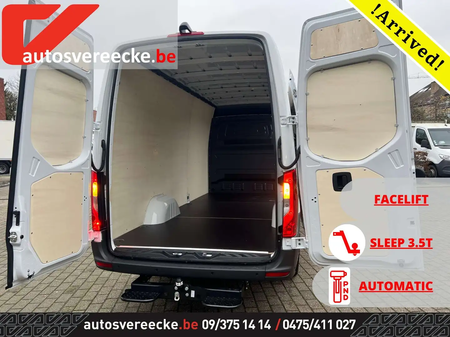 Mercedes-Benz Sprinter 317 L3H2 (48.500€ex) Facelift  3.5T Trekhaak Blanc - 2