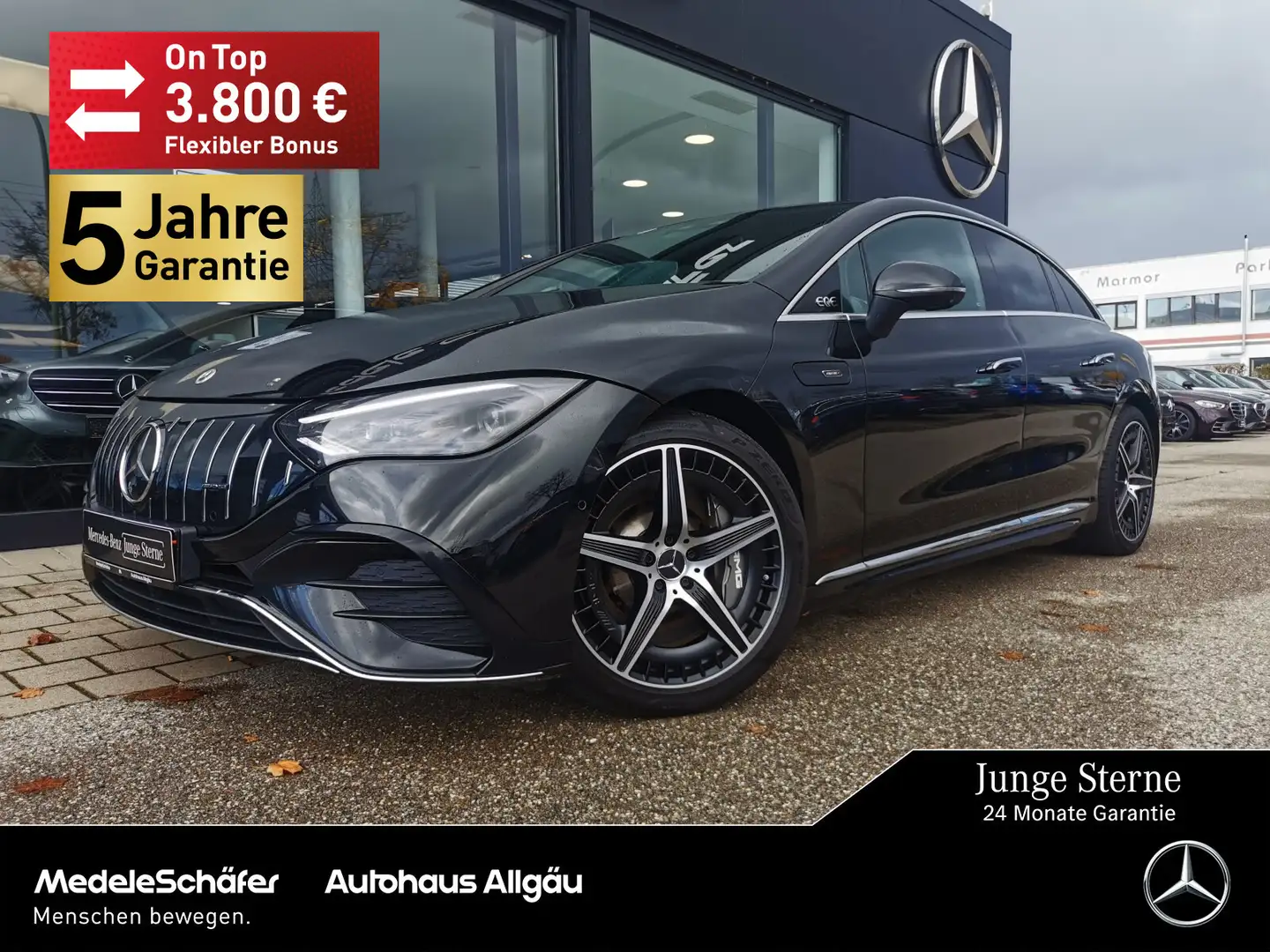 Mercedes-Benz EQE 53 EQE 53 AMG 4M+ 20" LEDER Sitzklima Pano Distronic Schwarz - 1